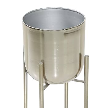 Amazon.co.jp: Deco 79 メタルラウンドプランター 取り外し可能